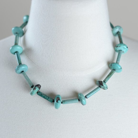 Vintage Turquoise Necklace - Picture 2 of 11